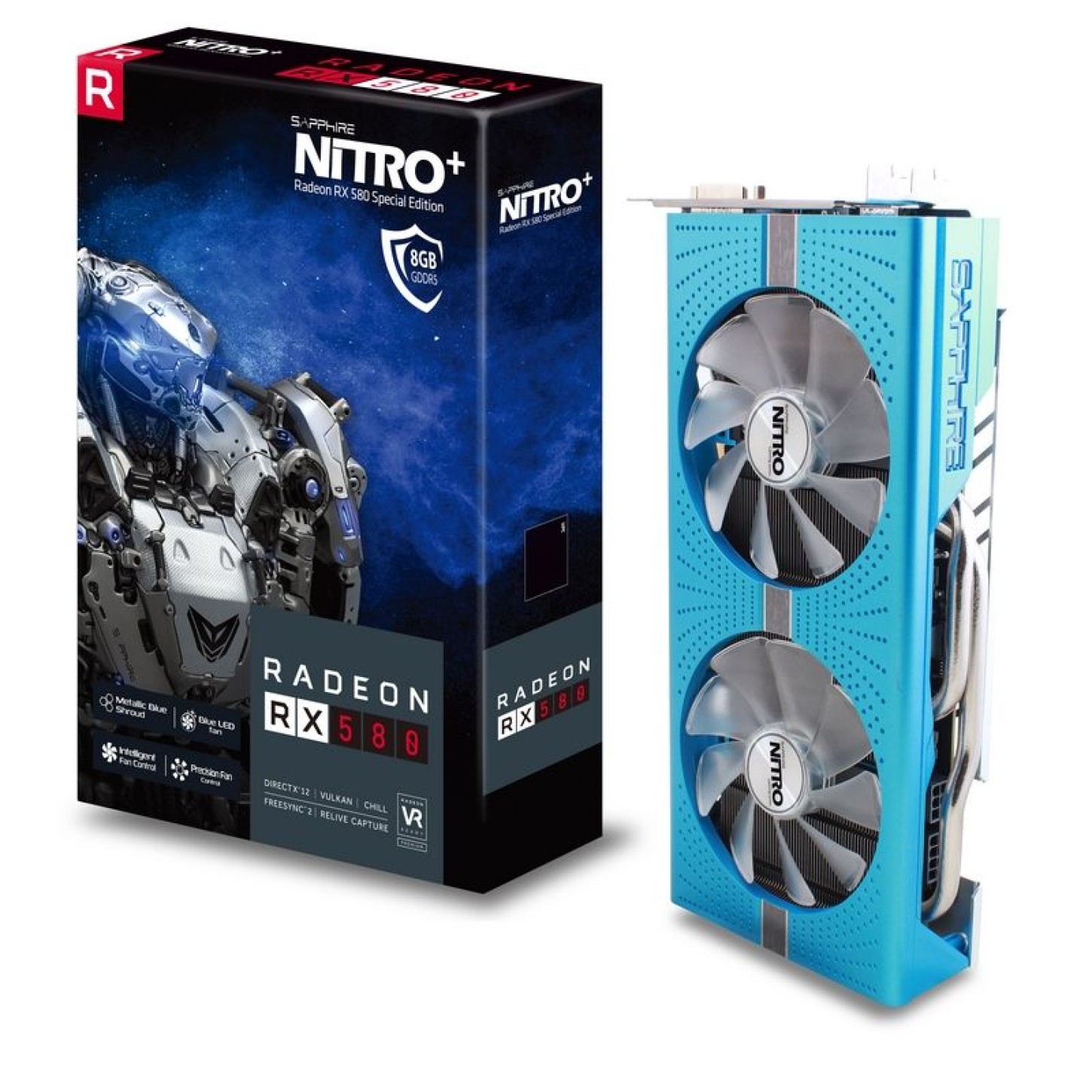 Placa De Vídeo Sapphire Pulse RADEON RX 580 8GB GDDR5 256